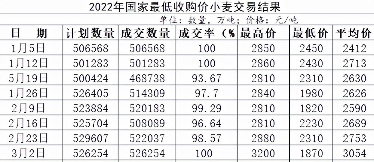 今日小麦最新价格行情分析与趋势预测